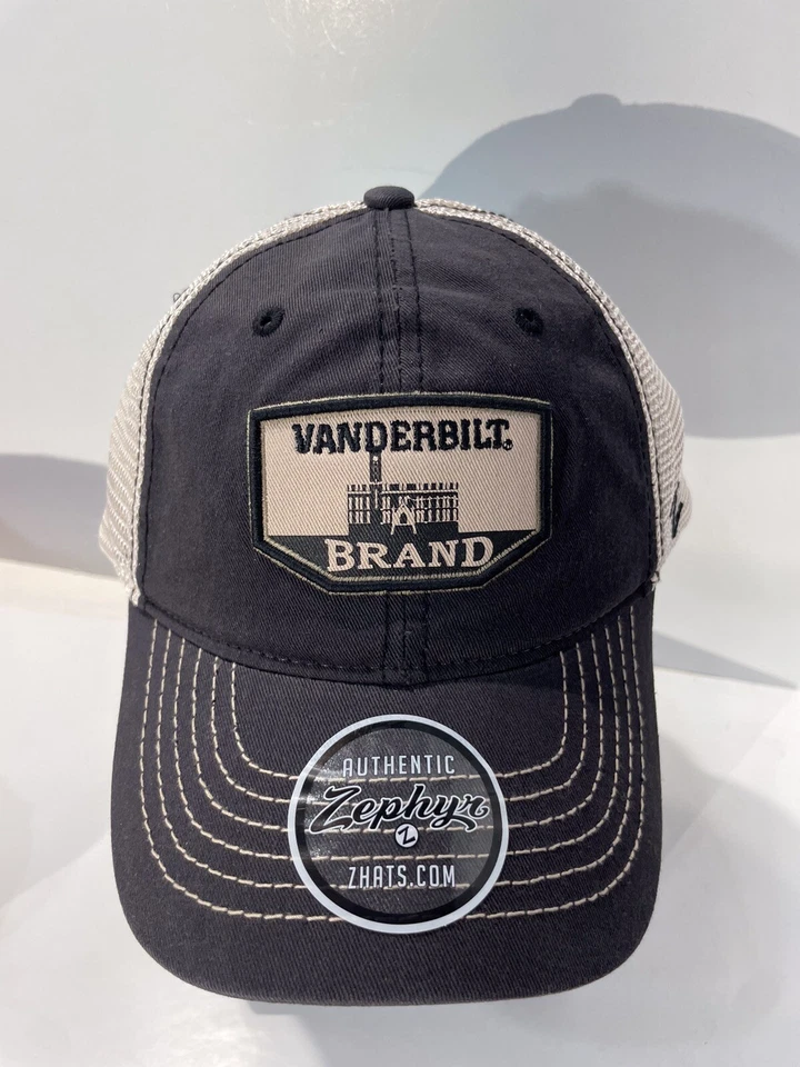 Vanderbilt Commodores Brand Zephyr Hat Cap Trucker Mesh - Image 2 of 4