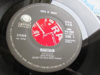 Guns N' Roses 45RPM レコード放送局用プロモ