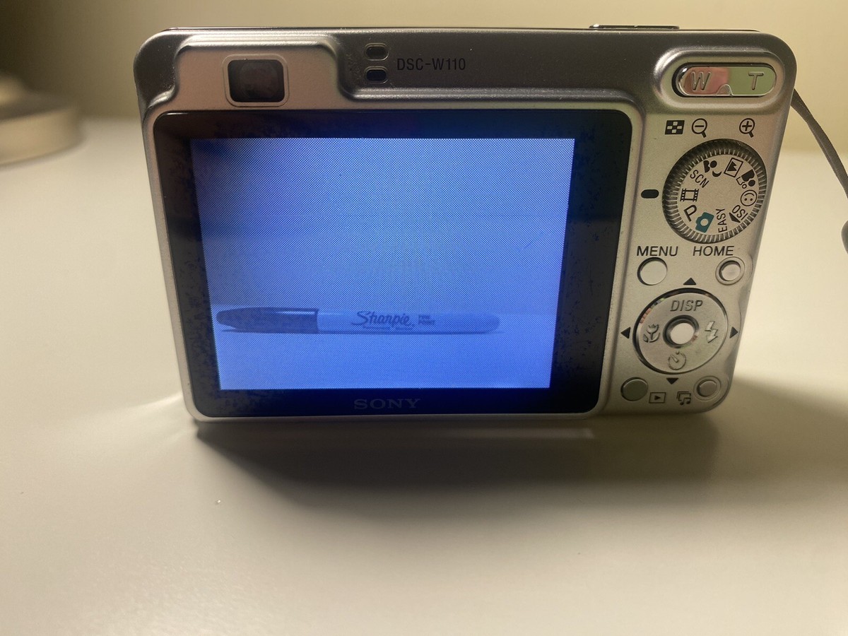 Sony Cyber-Shot DSC-W110 7.2MP CCD Vintage Digital Camera