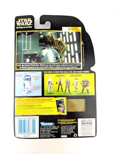 Star Wars 1997 Hasbro POTF 2 R2-D2 MOC C 7.5 - Bild 2 von 2