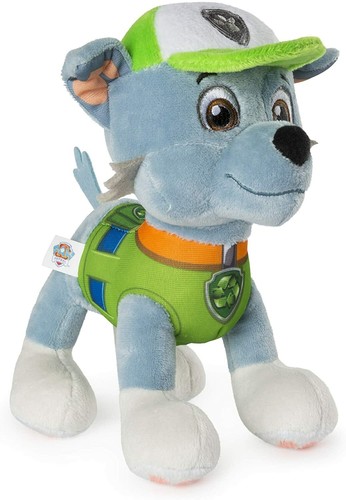 Paw Patrol - Juguete de peluche rocoso de 8”, peluche de pie con detalles cosidos, para la edad - Imagen 2 de 3