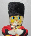 Tin Metal Body Rubber Face Wind-Up Toy Marching Band Leader (NEEDS WORK) — photo 2