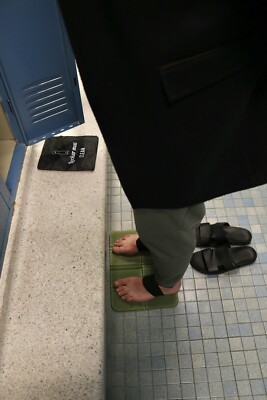 gym mat flooring Locker Room
