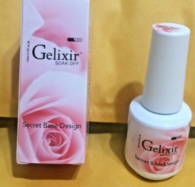 Gelixir - Soak Off Gel Secret Base Design 0.5 fl. oz/ 15mL