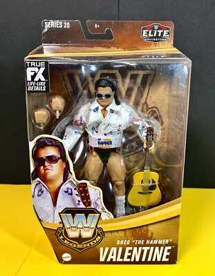2023 WWE Elite Collection Legends Series 20: GREG  THE HAMMER  VALENTINE (R&B)