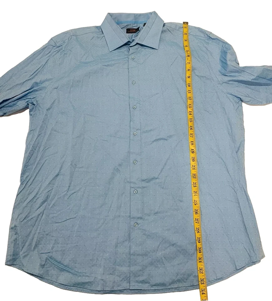 Camisa de manga larga Steven Land para hombre talla 18 1/2 36/37 Foto 4 de 4