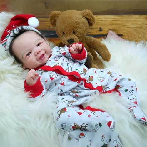 19in/48cm Soft Cloth Body Lifelike Girls Newborn Doll Reborn Baby Dolls Gifts - Picture 6 of 7