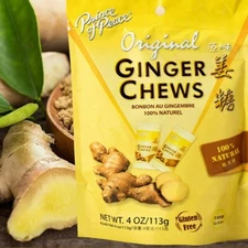 Prince of Peace Ginger Chews Candy Original ( 100% Natural ) 4 oz~10/14/2026