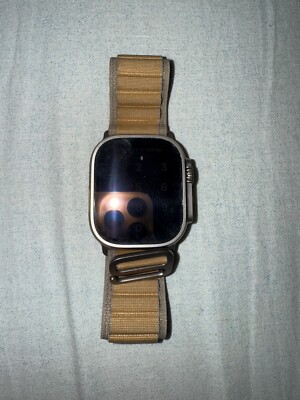 Apple Watch Ultra 2 49mm Titangehäuse mit Alpine Loop - Indigo, Mittel (GPS +...