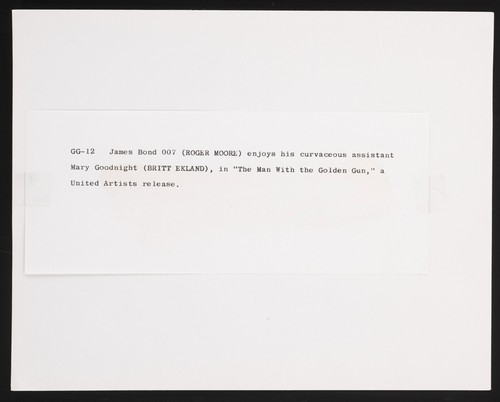 Man with the golden gun James Bond FoH card - Picture 2 of 2