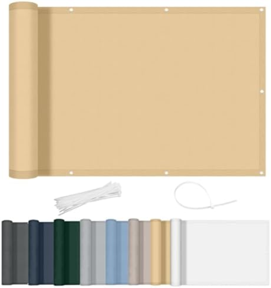 AXT SHADE Frangivisto Balcone Protezione 100x300cm Impermeabile Copri Ringhiera