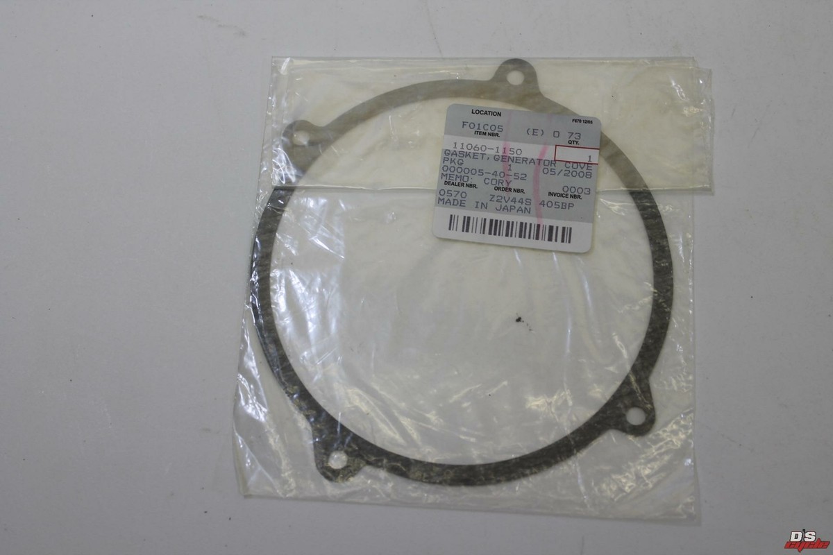 NOS KAWASAKI GASKET - GENERATOR COVER ZX600 1985 1986 ZL600 1987