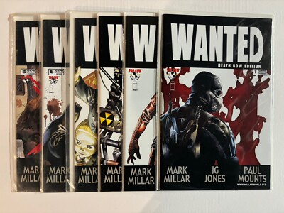 Top Cow - WANTED -  Death row edition - Mark Millar 2004 - All Issues 1 to 6