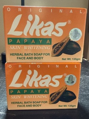 Guaranteed Original Likas Papaya Soaps by Likas (2packs)