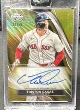 Topps 2024 Chrome Black Triston Casas Gold Refractor Auto /50 Red Sox