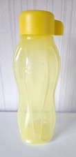 TUPPERWARE Trinkflasche EcoEasy 310 ml Schule Sport  gelb Schraubverschluss