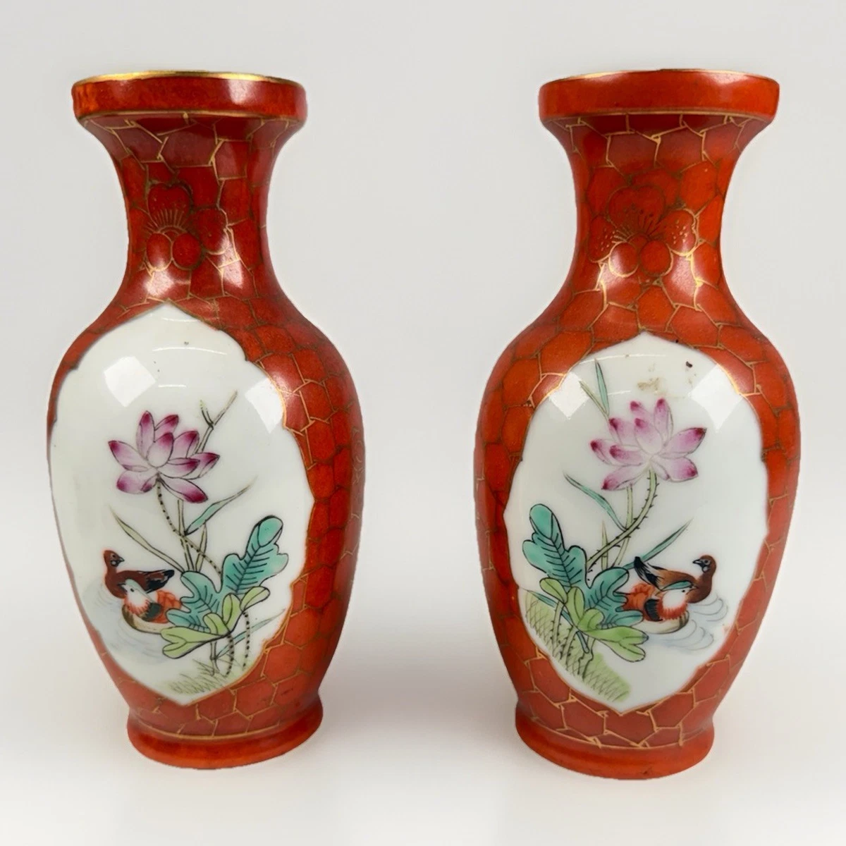 中国風 陶器 花瓶 古董 陶瓷橙色古董原创中国风花瓶| eBay