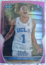 2022-23 Bowman University Chrome - Kiki Rice #24 Pink Parallel (RC)