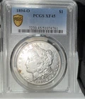1894 O Morgan Silver Dollar PCGS XF-45