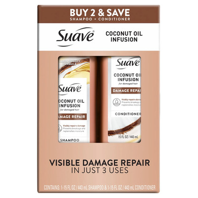 Coconut Oil Infusion Shampoo & Conditioner 2-Pc, 15 Fl Oz Ea ???