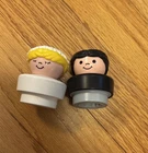 Fisher Price Little People Bride Groom Wedding Couple Vintage 90s Cake Toppers