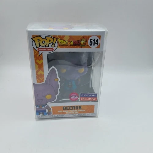 Funko Pop! Dragon Ball Z Super: Beerus #514 Flocked Animation
