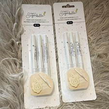 Stylos à encre comestibles noirs marqueurs Sweet Sugarbelle, lot de 3 décorateurs