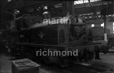 Gloucester Barnwood Shed Class 1528 0-4-0T 41537 22.10.58 6 x 9 cm Negative R580