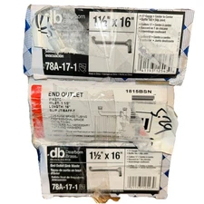 (3) End Outlet Sink Waste Brass Kits 1-1/2” Brass