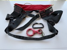 Vintage Chouinard XL Harness, Chouinard Screwgate Carabiner, Figure 8