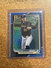 2024 Bowman Chrome Baseball Blue Mega Mojo Refractor # 31 Paul Skenes RC 103/150