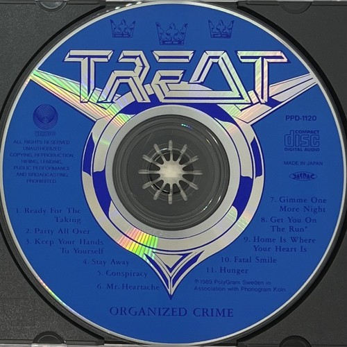 Organized Crime by Treat (CD, 1989) heavy metal, hard rock - Imagen 11 de 11