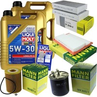Inspektionspaket 10L Liqui Moly Longlife 5W-30 FüR Mercedes M-Klasse W164 ML