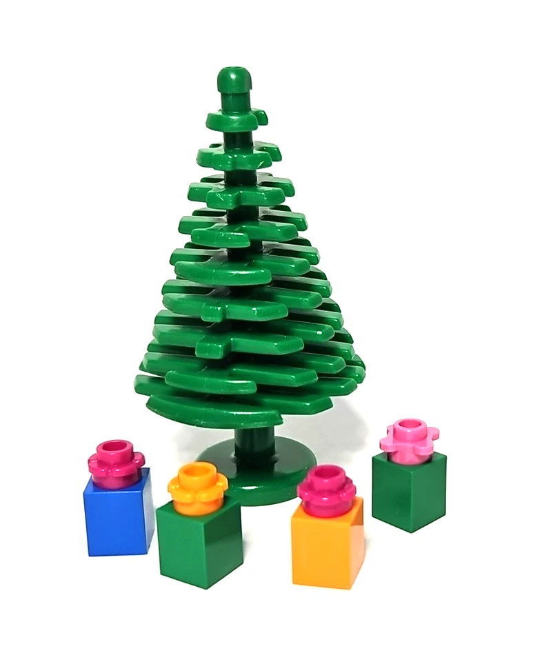 Lego Lote de Minifiguras Vacaciones Papá Noel Muñeco de Nieve Suéter Feo Elfo Reno Árbol Foto 2 de 4