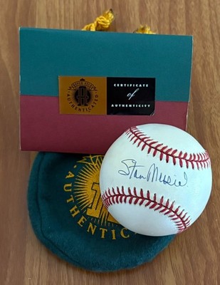 Signed Stan Musial Baseball UDA COA Autographed With Original UDA Box