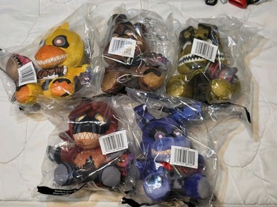NEW Jazwares Five Nights at Freddys Nightmare Plush Full Set 5 Pack Lot FNAF L2