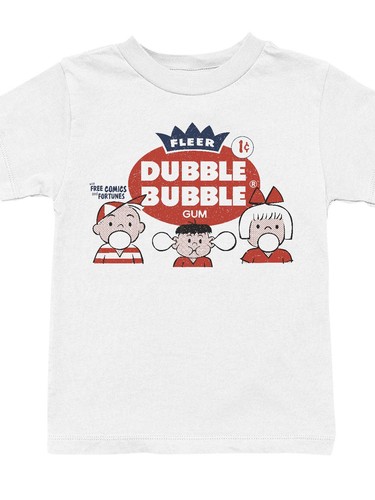 Officially Licensed Dubble Bubble Vintage Advertisement Youth's T-shirt - Picture 1 of 6