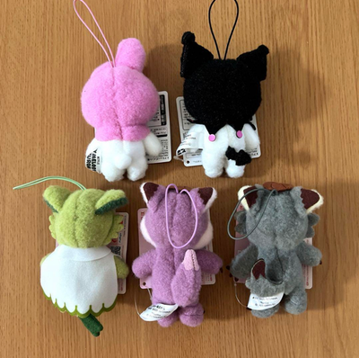 FuRyu Sanrio Netflix My Melody & Kuromi Mascot Set of 5 Japan New