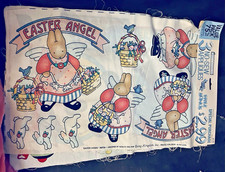Lot of 3 93 Daisy Kingdom Applique Easter Animals Tea Pot Panels Full  Remnant