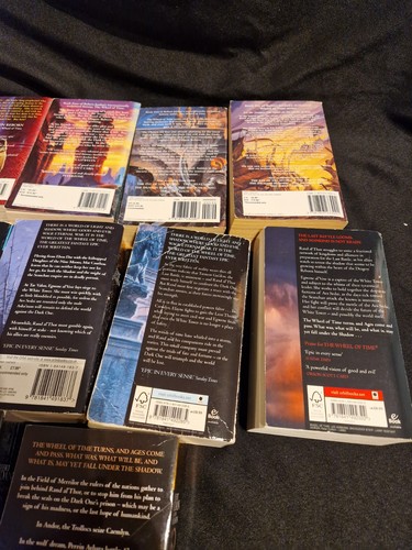 Robert Jordan Wheel Of Time Complete Set 1-14 Paperback Books - Picture 9 of 14