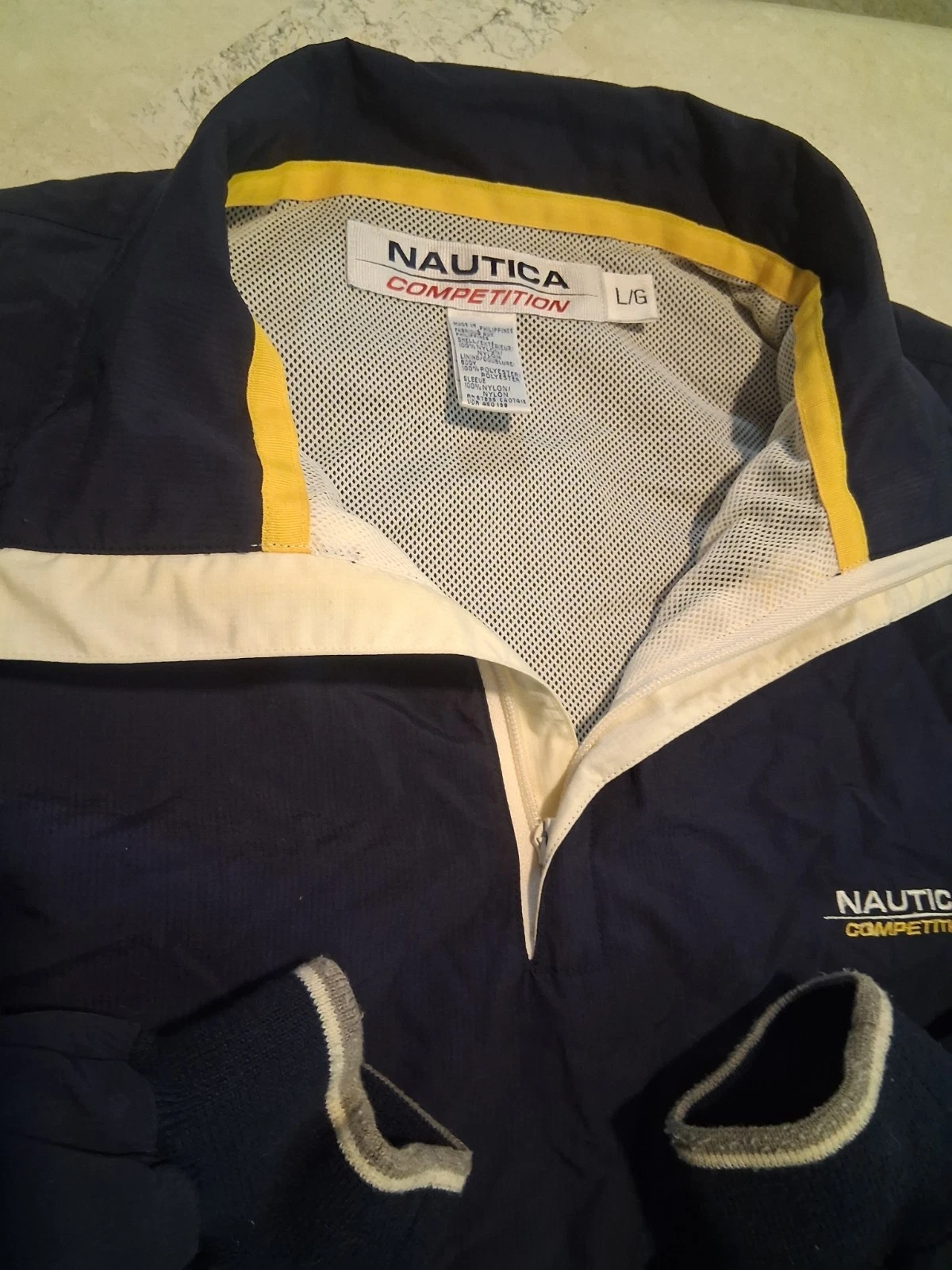 Vintage 90s Nautica Competition Pullover Windbreaker Jacket - Size Large ⛵️ image 9