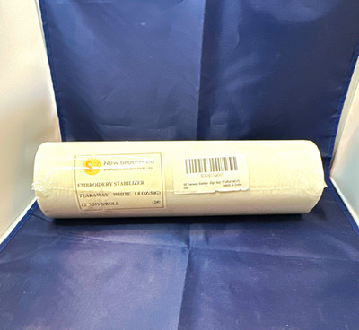 New brothread Tear-Away Embroidery Stabilizer White 1.8oz 12'' x 25yd Roll