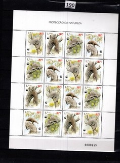 /// MACAU MNH WWF NATURE ANIMALS