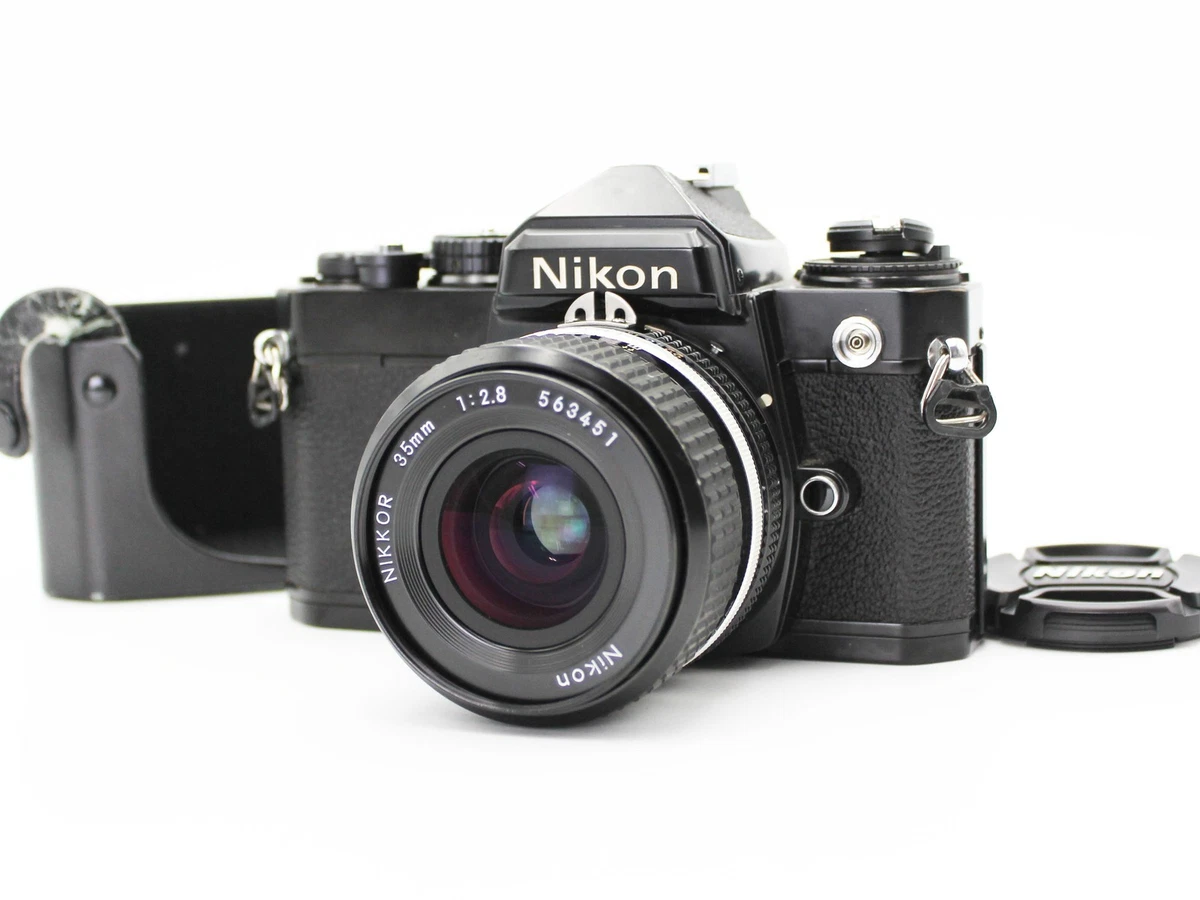 Appareil photo argentique Nikon FE 35 mm : argent avec