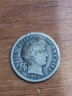 1914-S Barber Dime - Scarce  Fine  Better Date  Silver Item D4B4