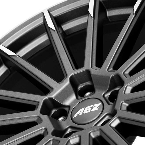 4 Alu Felgen AEZ Atlanta titan 8.0Jx19 5x112 für Fiat 500 - Bild 8 von 9