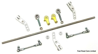 WEBER TWIN DCOE CARBURETTOR ROD THROTTLE LINKAGE UNIVERSAL UK MADE