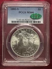1882-S Morgan Dollar NGC MS66 CAC Approved Gem!