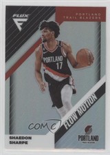 2022-23 Panini Flux Flow Motion Silver Prizm Shaedon Sharpe #20 0t30