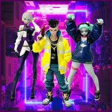 Anime Game Cyberpunk: Edgerunners Rebecca Figure Standing Model Toy Birthday